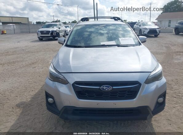 JF2GTAMC6K8287088 2019 SUBARU CROSSTREK Silver Instrument cluster view