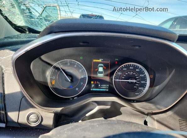 JF2GTAMC7JH262814 2018 SUBARU CROSSTREK Gray Vista del cuadro de instrumentos