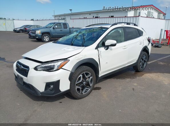 JF2GTAMC8J8348701 2018 SUBARU CROSSTREK White Передня ліва чверть