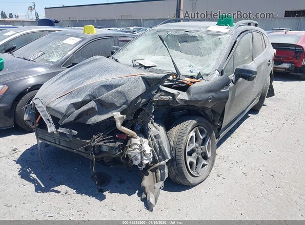 JF2GTANC2KH230448 2019 SUBARU CROSSTREK Black Vista tres cuartos delantera izquierda