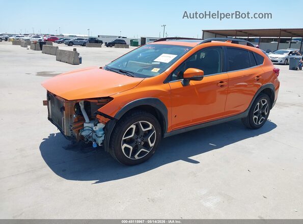 JF2GTANC3KH243323 2019 SUBARU CROSSTREK Orange Առջևի ձախ երեք քառորդ տեսարան