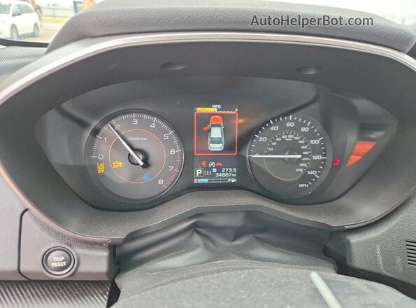 JF2GTAPC2L8239987 2020 SUBARU CROSSTREK Blue Սարքավորումների վահանակի տեսք