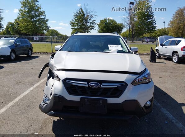 JF2GTAPC3M8303827 2021 SUBARU CROSSTREK White Vista del cuadro de instrumentos
