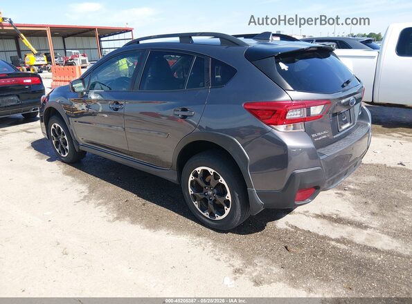 JF2GTAPC5M8394485 2021 SUBARU CROSSTREK Gray Հետևի ձախ