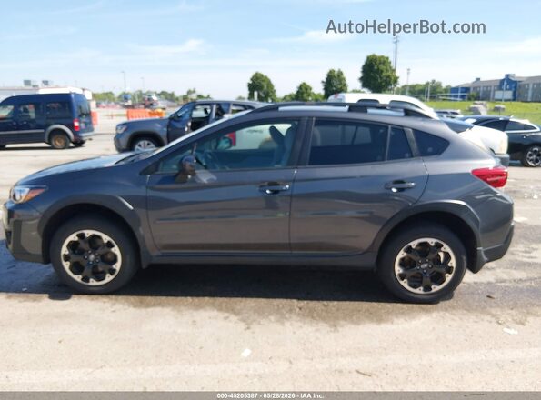 JF2GTAPC5M8394485 2021 SUBARU CROSSTREK Gray Սալոնի 360 աստիճան տեսք
