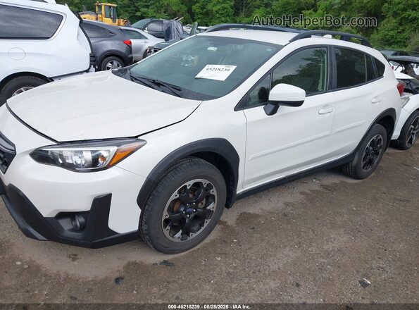 JF2GTAPC5P8284234 2023 SUBARU CROSSTREK White Առջևի ձախ երեք քառորդ տեսարան