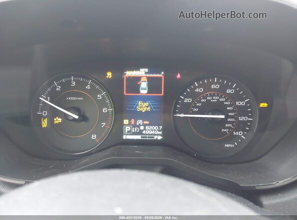 JF2GTAPC5P8284234 2023 SUBARU CROSSTREK White Հետևի նստատեղերի տեսք