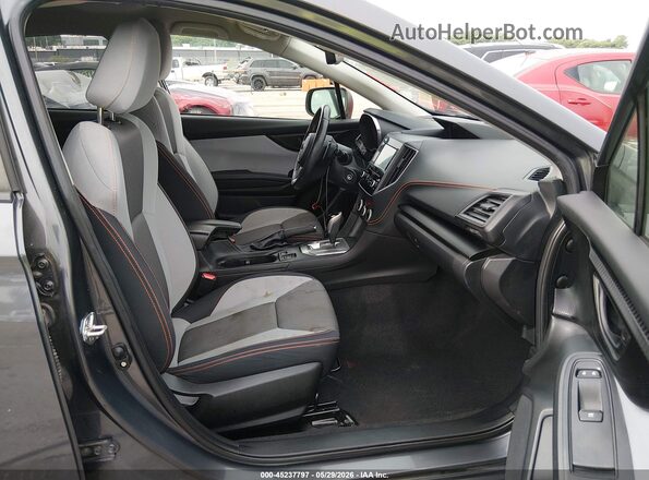 JF2GTAPC6M8250251 2021 SUBARU CROSSTREK Gray Widok wnętrza z przodu