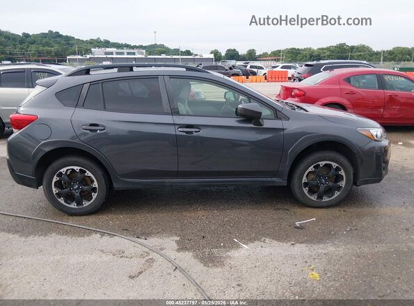 JF2GTAPC6M8250251 2021 SUBARU CROSSTREK Gray Widok wnętrza z tyłu