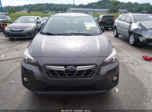 JF2GTAPC6M8250251 2021 SUBARU CROSSTREK Gray Widok zestawu wskaźników