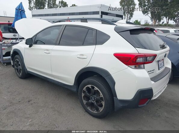 JF2GTAPC7M8668687 2021 SUBARU CROSSTREK White უკანა მარცხენა