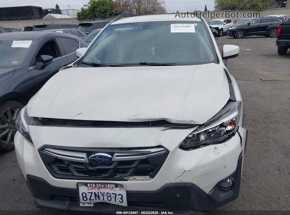 JF2GTAPC7M8668687 2021 SUBARU CROSSTREK White უკანა სალონის ხედი