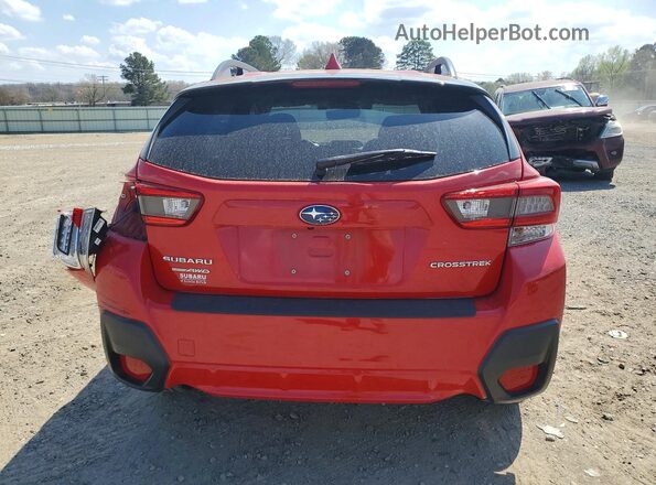 JF2GTAPC7MH349225 2021 SUBARU CROSSTREK Red Widok z tyłu