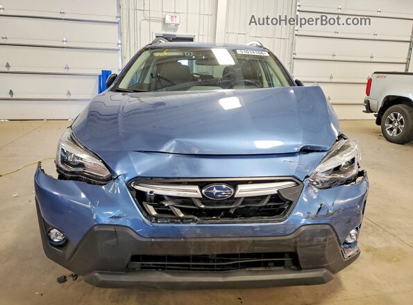 JF2GTHMC0NH273524 2022 SUBARU CROSSTREK Blue Դիմացի տեսք