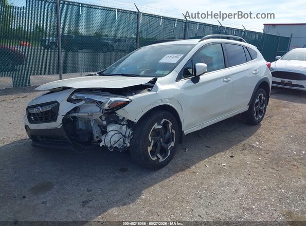 JF2GTHMC1MH231457 2021 SUBARU CROSSTREK Белый Передняя левая четверть