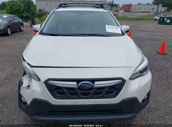 JF2GTHMC5PH262652 2023 SUBARU CROSSTREK White Widok zestawu wskaźników