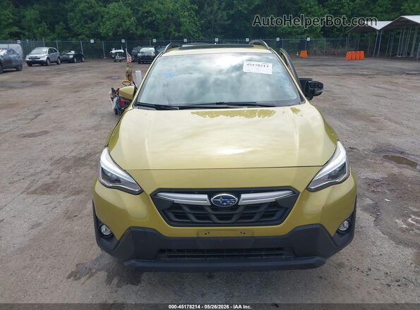 JF2GTHMC6MH254314 2021 SUBARU CROSSTREK Green Widok zestawu wskaźników