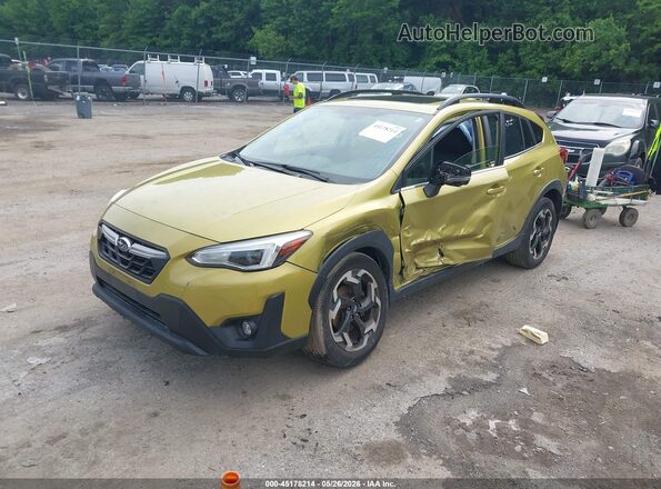 JF2GTHMC6MH254314 2021 SUBARU CROSSTREK Green Przód lewy
