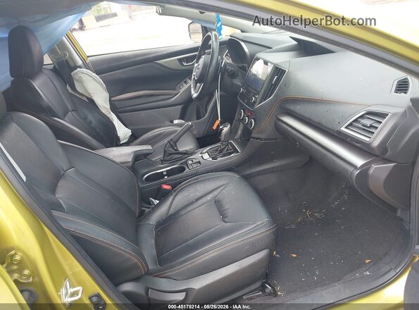 JF2GTHMC6MH254314 2021 SUBARU CROSSTREK Green Widok wnętrza z przodu