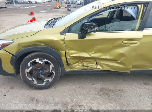 JF2GTHMC6MH254314 2021 SUBARU CROSSTREK Green Widok z przodu