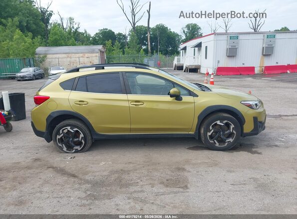 JF2GTHMC6MH254314 2021 SUBARU CROSSTREK Green Widok wnętrza z tyłu