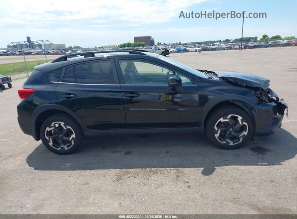 JF2GTHMC7M8330896 2021 SUBARU CROSSTREK Black Սալոնի հետևի տեսք