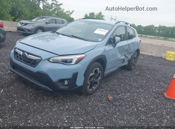 JF2GTHMCXM8264604 2021 SUBARU CROSSTREK Синий Передняя левая четверть