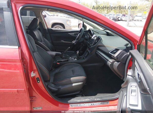 JF2GTHNC2M8249237 2021 SUBARU CROSSTREK Red წინა სალონის ხედი