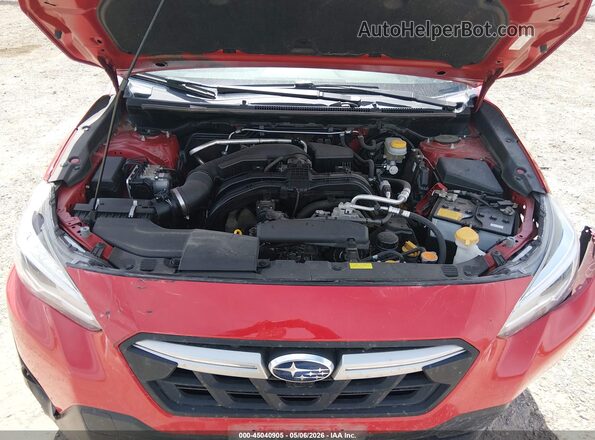 JF2GTHNC2M8249237 2021 SUBARU CROSSTREK Red უკანა ხედი