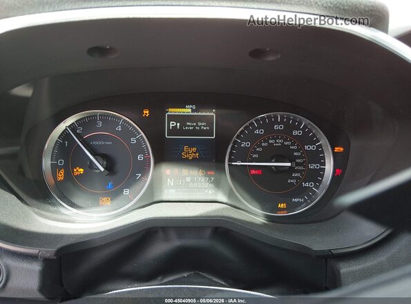 JF2GTHNC2M8249237 2021 SUBARU CROSSTREK Red უკანა სავარძლების ხედი