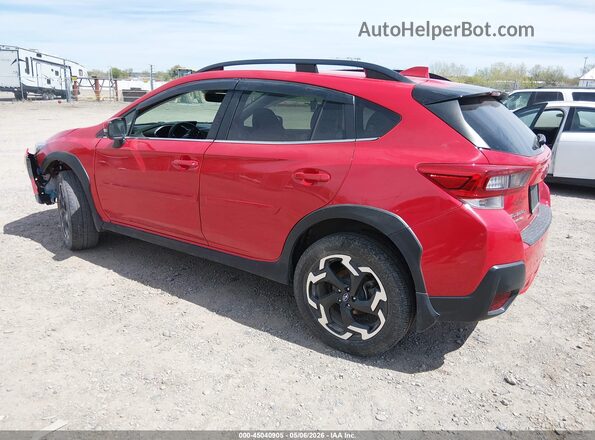 JF2GTHNC2M8249237 2021 SUBARU CROSSTREK Red უკანა მარცხენა
