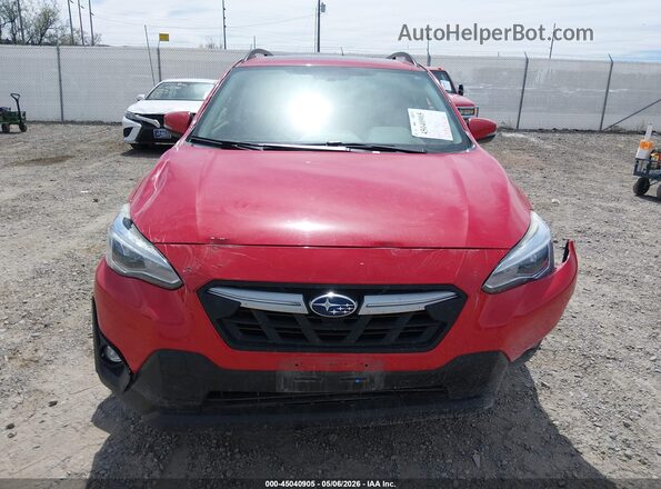 JF2GTHNC2M8249237 2021 SUBARU CROSSTREK Red წინა ხედი