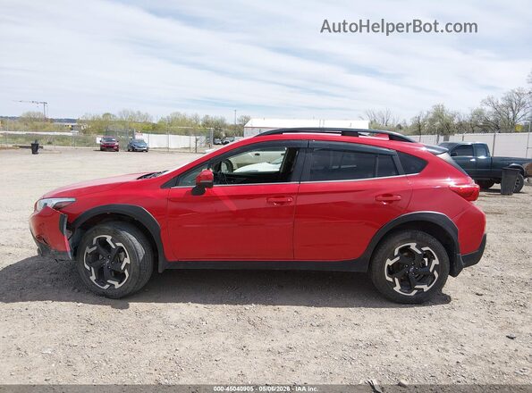 JF2GTHNC2M8249237 2021 SUBARU CROSSTREK Red სალონის 360-გრადუსიანი ხედი