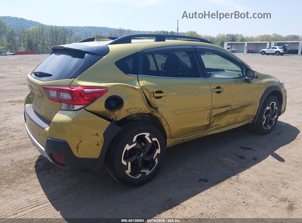 JF2GTHNC3MH310840 2021 SUBARU CROSSTREK Зеленый Задняя правая четверть