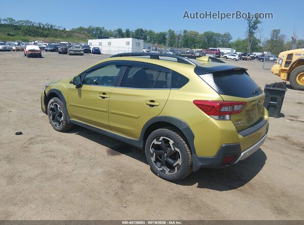 JF2GTHNC3MH310840 2021 SUBARU CROSSTREK Зеленый Задняя левая четверть