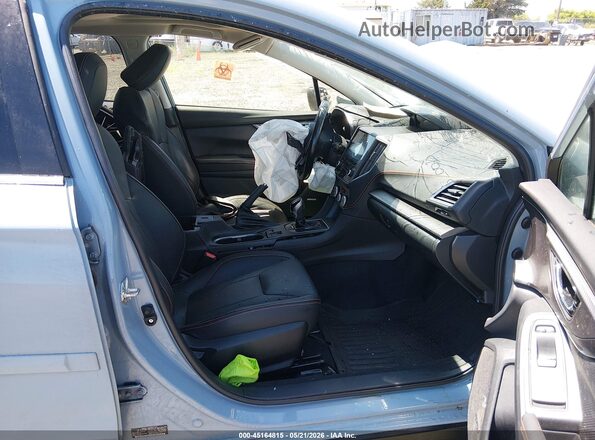 JF2GTHNC5NH285425 2022 SUBARU CROSSTREK Light Blue წინა სალონის ხედი