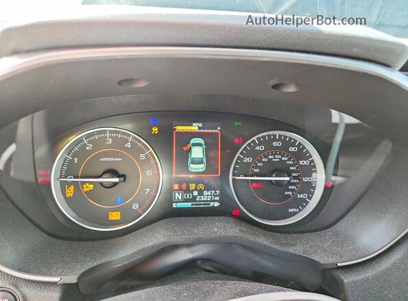 JF2GTHNC6NH280041 2022 SUBARU CROSSTREK Black Vista del cuadro de instrumentos
