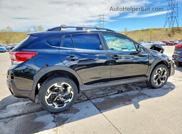 JF2GTHNC6NH280041 2022 SUBARU CROSSTREK Black Trasero derecho