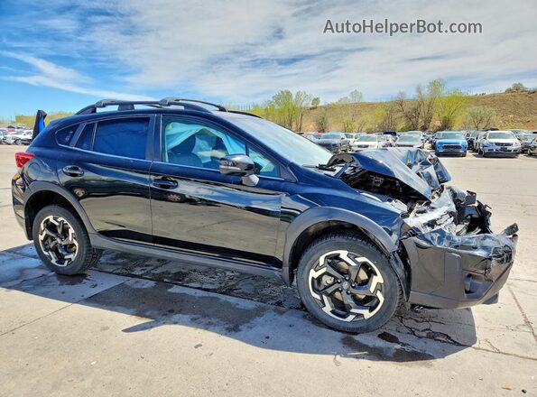 JF2GTHNC6NH280041 2022 SUBARU CROSSTREK Black Delantero derecho
