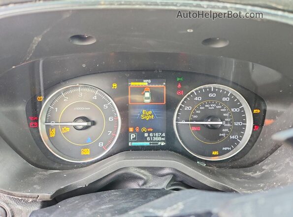 JF2GTHRC3MH378016 2021 SUBARU CROSSTREK White Սարքավորումների վահանակի տեսք