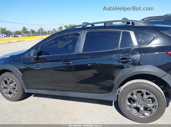 JF2GTHRC9PH275154 2023 SUBARU CROSSTREK Black Vista interior de 360 grados