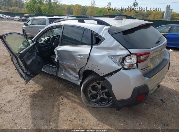 JF2GTHSC4NH231814 2022 SUBARU CROSSTREK Gray Trasero izquierdo