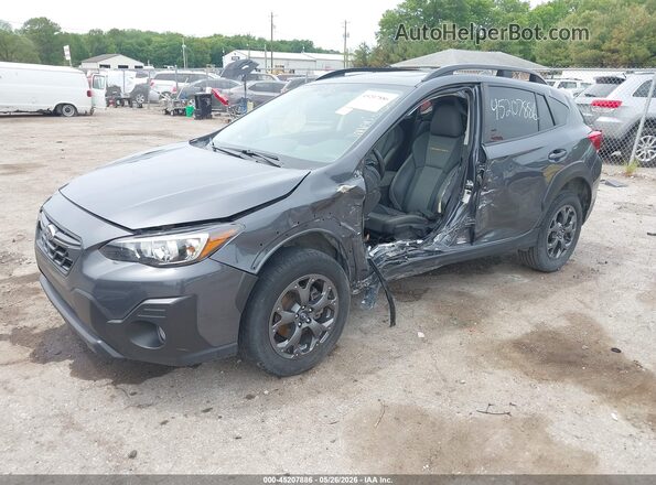 JF2GTHSC5PH294164 2023 SUBARU CROSSTREK Gray Vista tres cuartos delantera izquierda