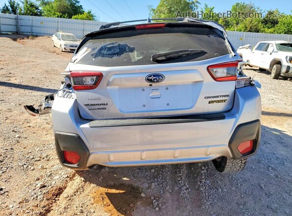 JF2GTHSC6MH222708 2021 SUBARU CROSSTREK Silver Հետևի տեսք