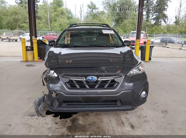 JF2GTHSC6MH671645 2021 SUBARU CROSSTREK Gray წინა ხედი