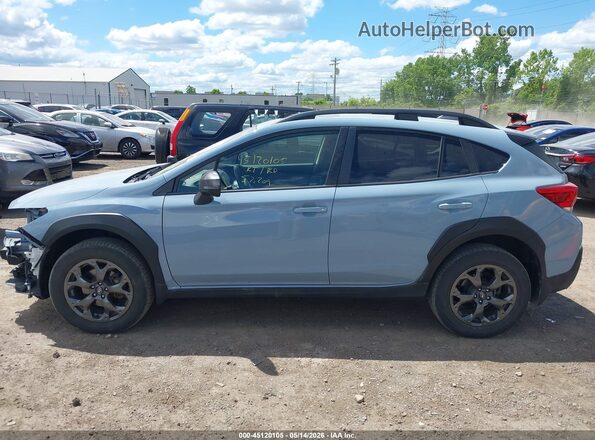 JF2GTHSC6NH207885 2022 SUBARU CROSSTREK Light Blue 