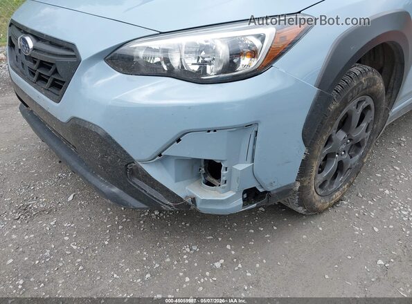 JF2GTHSC8NH285200 2022 SUBARU CROSSTREK Blue Вид спереду