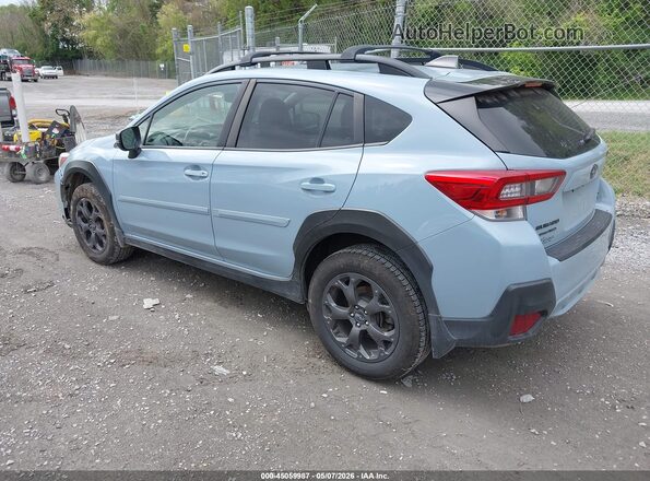 JF2GTHSC8NH285200 2022 SUBARU CROSSTREK Blue Задня ліва чверть