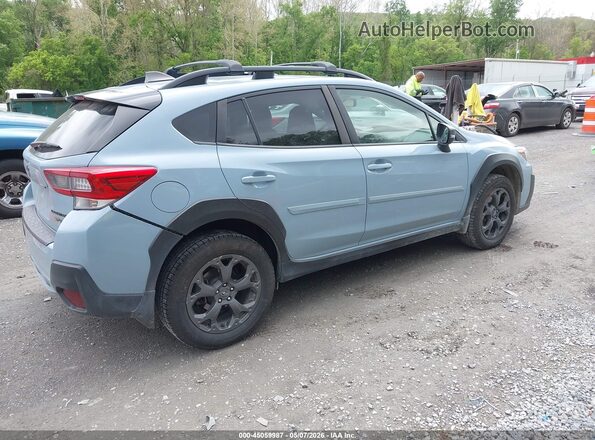JF2GTHSC8NH285200 2022 SUBARU CROSSTREK Blue Задня права чверть