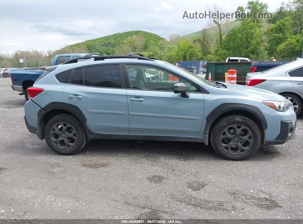 JF2GTHSC8NH285200 2022 SUBARU CROSSTREK Blue Вид задньої частини салону